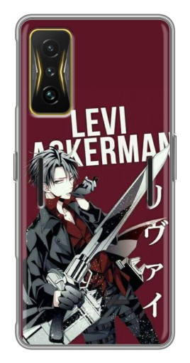 Чехол с печатью "levi Ackerman" для Xiaomi POCO F4 GT