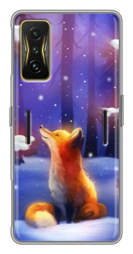 Чехол с принтом "Лисичка в лесу" для Xiaomi POCO F4 GT