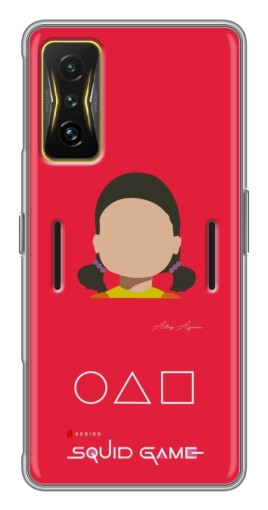 Чехол с печатью "Лицо куклы" для Xiaomi POCO F4 GT