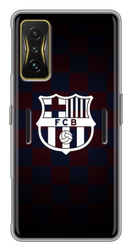 Чехол с принтом "Лого FCB" для Xiaomi POCO F4 GT