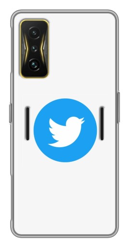 Чехол с печатью "Лого Твиттера" для Xiaomi POCO F4 GT