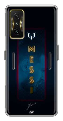 Силиконовый чехол с изображением "Логотип Месси" для Xiaomi POCO F4 GT