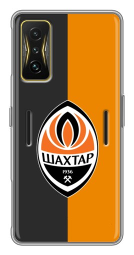 Чехол с картинкой "Логотип Шахтера" для Xiaomi POCO F4 GT