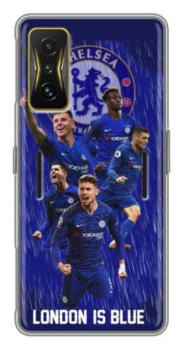 Силиконовый чехол с изображением "London is Blue" для Xiaomi POCO F4 GT