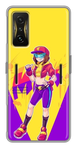 Чехол с принтом "Макс Бравл Старс" для Xiaomi POCO F4 GT