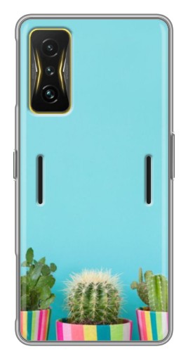 Чехол с принтом "Маленькие кактусы" для Xiaomi POCO F4 GT