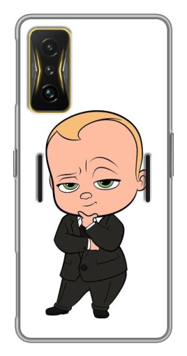 Силиконовый чехол с изображением "Маленький Босс" для Xiaomi POCO F4 GT