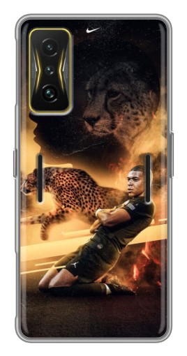 Чехол с печатью "Мбаппе пантера" для Xiaomi POCO F4 GT