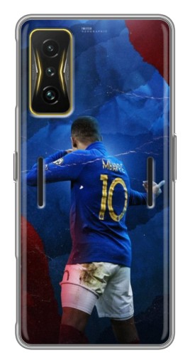 Силиконовый чехол с изображением "Мбаппе в Франции" для Xiaomi POCO F4 GT