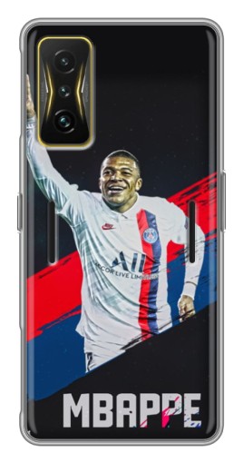 Чехол с картинкой "Mbappe в ПСЖ" для Xiaomi POCO F4 GT
