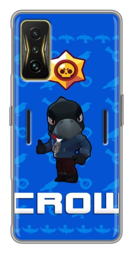 Чехол с принтом "Медаль Crow" для Xiaomi POCO F4 GT