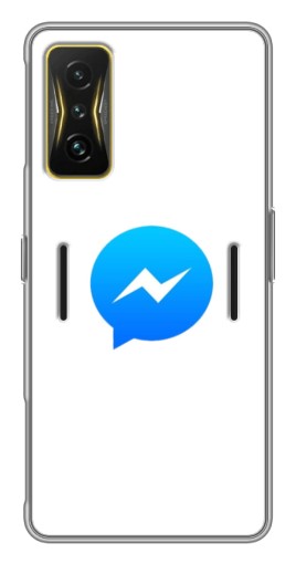 Чехол с печатью "messenger logo" для Xiaomi POCO F4 GT