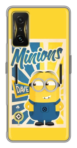Чехол с печатью "Minions" для Xiaomi POCO F4 GT