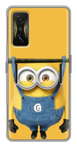 Силиконовый чехол с изображением "Миньон повис" для Xiaomi POCO F4 GT