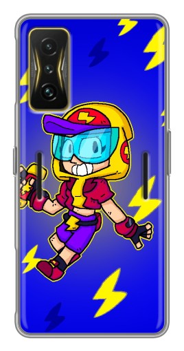 Чехол с печатью "Молниеносная MAX" для Xiaomi POCO F4 GT