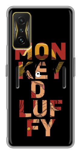 Силиконовый чехол с изображением "Monky d Luffy" для Xiaomi POCO F4 GT