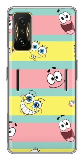 Силиконовый чехол с изображением "Мордашки" для Xiaomi POCO F4 GT