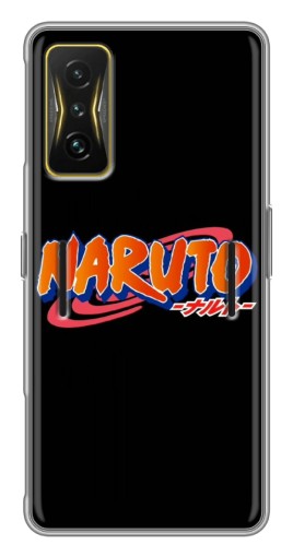 Чехол с печатью "Надпись Naruto" для Xiaomi POCO F4 GT