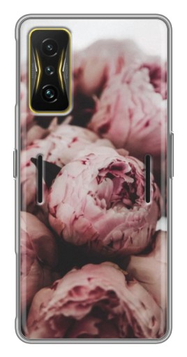 Чехол с принтом "Нежные пионы" для Xiaomi POCO F4 GT