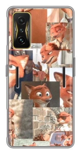 Чехол с принтом "Ник Крутихвост" для Xiaomi POCO F4 GT