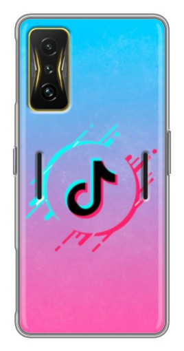 Чехол с печатью "Нота ТикТок" для Xiaomi POCO F4 GT