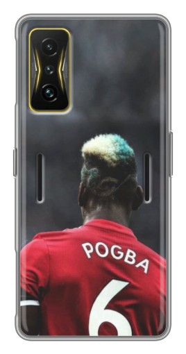 Силиконовый чехол с изображением "Pogba 6" для Xiaomi POCO F4 GT