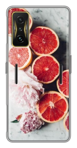 Чехол с печатью "Половинки грейпфрутов" для Xiaomi POCO F4 GT