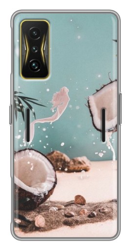 Чехол с принтом "Половинки кокоса" для Xiaomi POCO F4 GT
