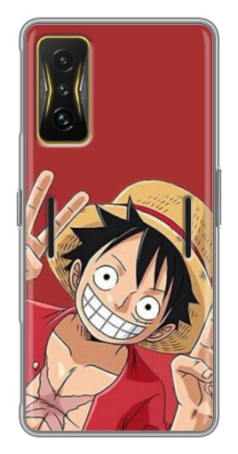 Силиконовый чехол с изображением "Радостный Манки Де Луффи" для Xiaomi POCO F4 GT