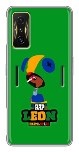 Чехол с картинкой "RAP Leon" для Xiaomi POCO F4 GT