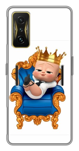 Чехол с печатью "Ребенок Король" для Xiaomi POCO F4 GT