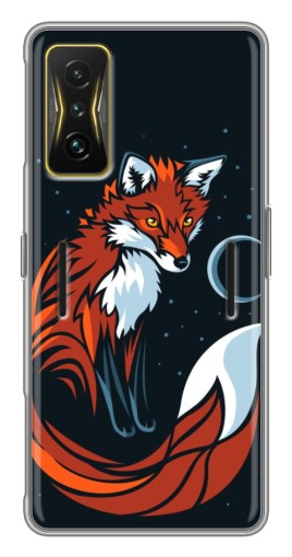 Силиконовый чехол с изображением "Рыжая лиса" для Xiaomi POCO F4 GT