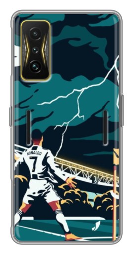 Чехол с принтом "Ronaldo празднование" для Xiaomi POCO F4 GT