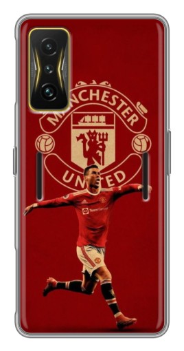Чехол с принтом "Ronaldo в МЮ" для Xiaomi POCO F4 GT