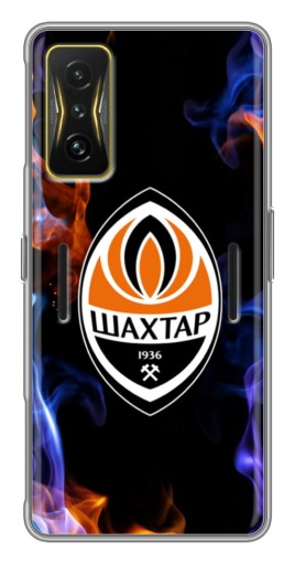 Чехол с печатью "Шахтер в огне" для Xiaomi POCO F4 GT