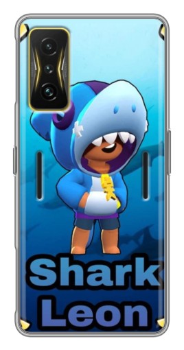 Силиконовый чехол с изображением "Shark Leon" для Xiaomi POCO F4 GT