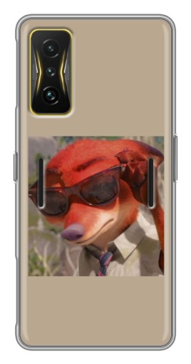 Силиконовый чехол с изображением "Стильный Ник" для Xiaomi POCO F4 GT