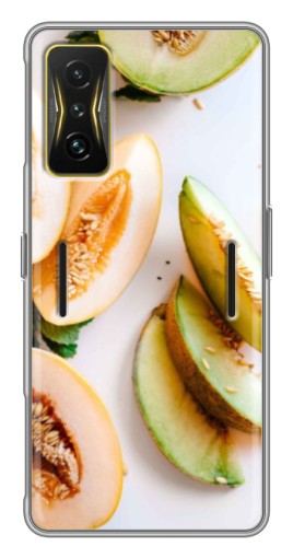 Чехол с картинкой "Свежие дыньки" для Xiaomi POCO F4 GT