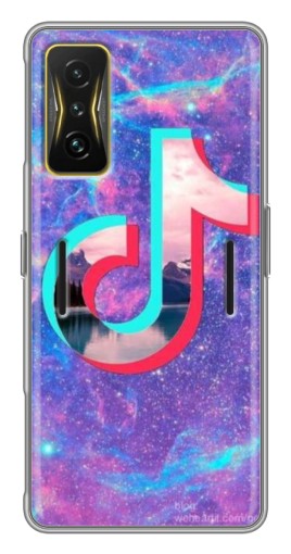 Чехол с принтом "ТикТок мраморный" для Xiaomi POCO F4 GT