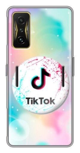 Чехол с принтом "TikTok принт" для Xiaomi POCO F4 GT