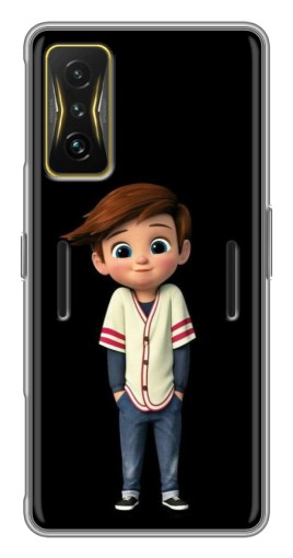 Чехол с печатью "Тим" для Xiaomi POCO F4 GT