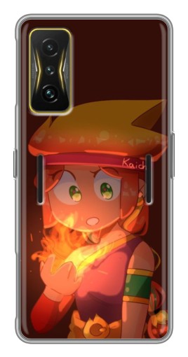 Чехол с печатью "Удивлённая Амбер" для Xiaomi POCO F4 GT