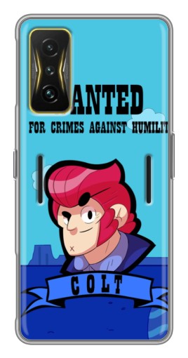 Чехол с принтом "WANTED COLT" для Xiaomi POCO F4 GT