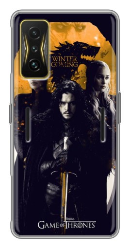 Силиконовый чехол с изображением "Winter Coming" для Xiaomi POCO F4 GT