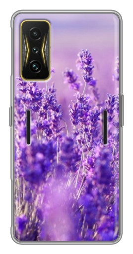 Чехол с картинкой "Яркая лаванда" для Xiaomi POCO F4 GT