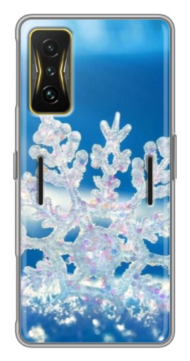 Чехол с картинкой "Яркая снежинка" для Xiaomi POCO F4 GT