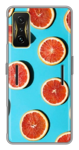 Чехол с принтом "Яркие грейпфруты" для Xiaomi POCO F4 GT