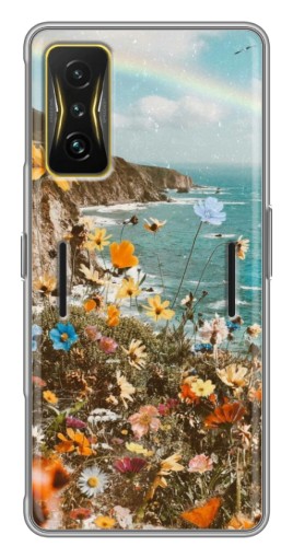 Силиконовый чехол с изображением "Яркие полевые цветы" для Xiaomi POCO F4 GT