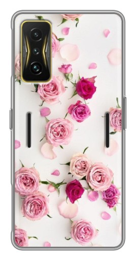 Чехол с картинкой "Яркие розы" для Xiaomi POCO F4 GT