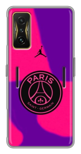 Чехол с принтом "Яркий лого PSG" для Xiaomi POCO F4 GT